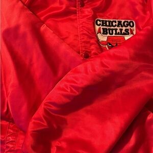 Chicago Bulls Red Bomber Jacket